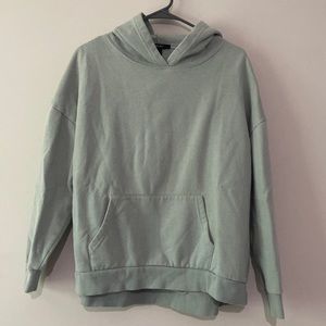Forever 21 Sea Foam Green Hoodie Relaxed Fit